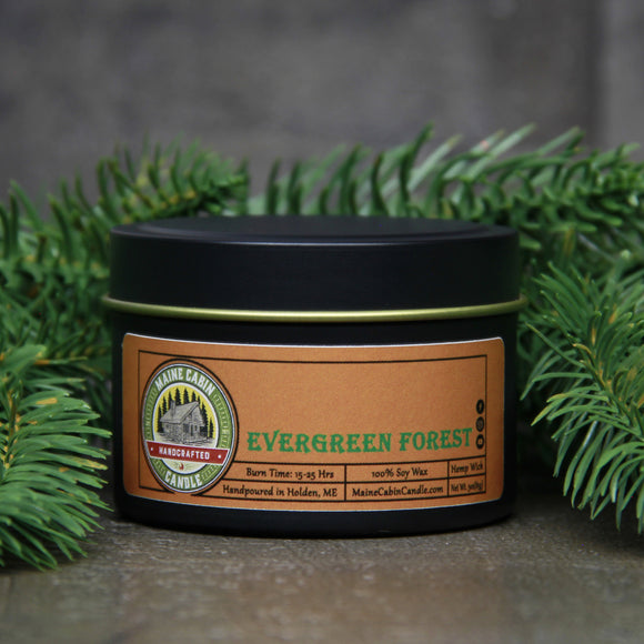 Evergreen Forest 3oz Tin Candle