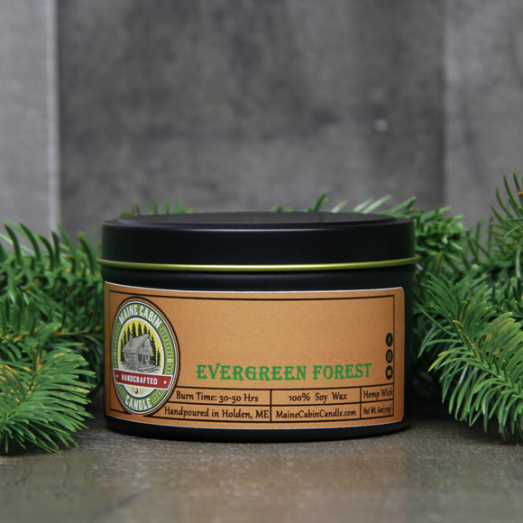 Evergreen Forest 6oz Tin Candle
